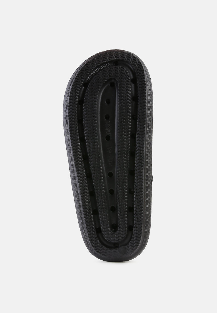 Loma Hovercraft Buckled Slides - Tigbul's Variety Fashion Shop