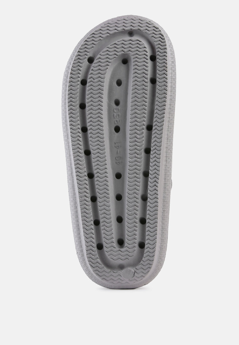 Loma Hovercraft Buckled Slides - Tigbul's Variety Fashion Shop