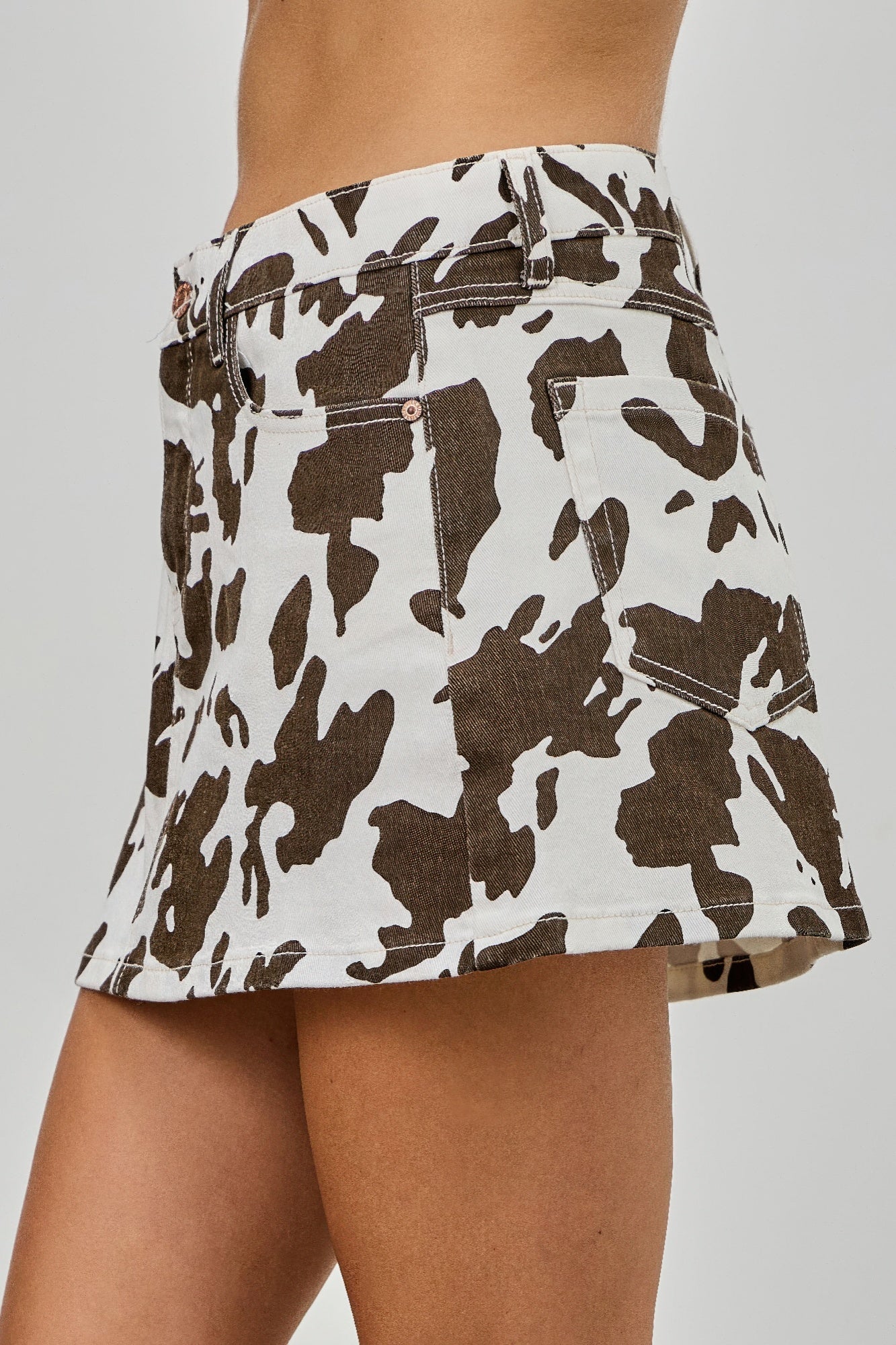 Low Waist Mini Skort - Tigbul's Variety Fashion Shop