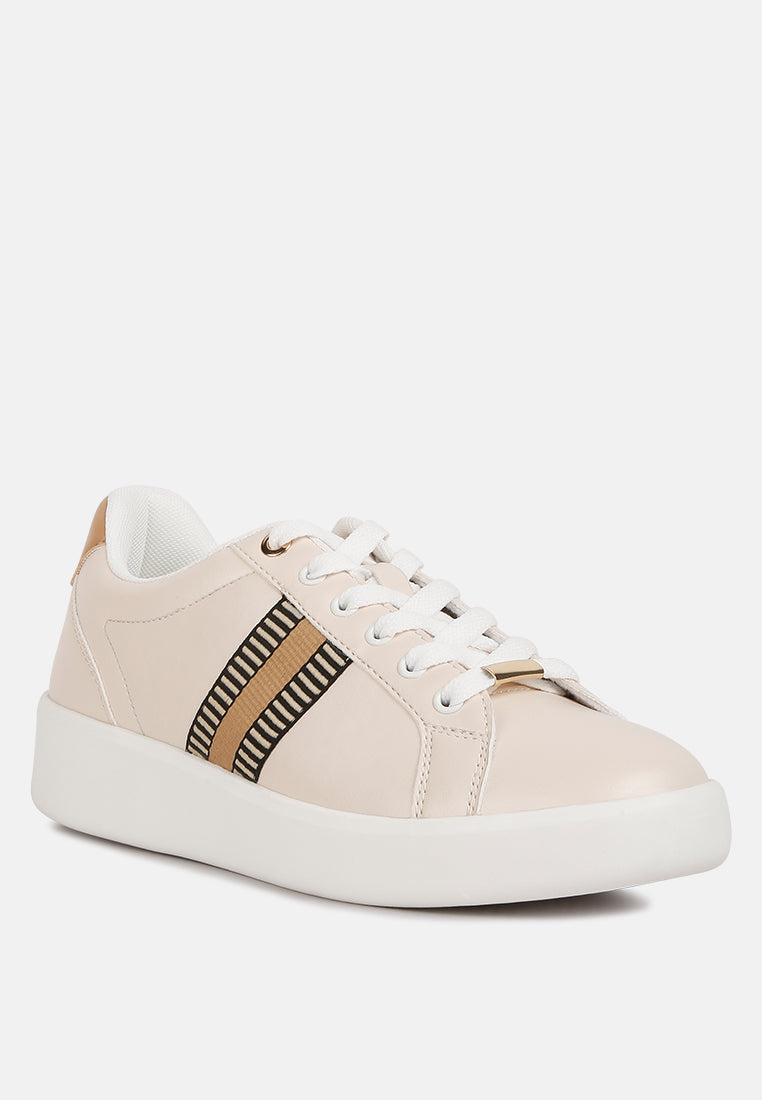 Loyalty Embroidery Detail Sneakers - Tigbul's Variety Fashion Shop
