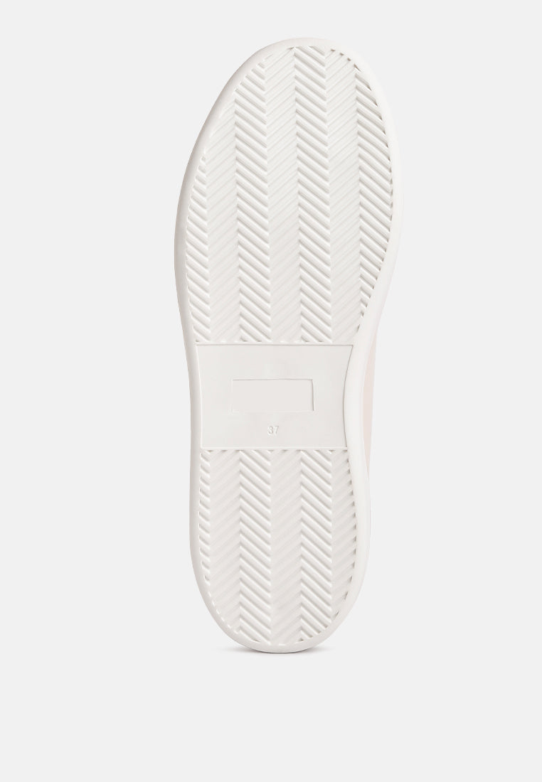 Loyalty Embroidery Detail Sneakers - Tigbul's Variety Fashion Shop
