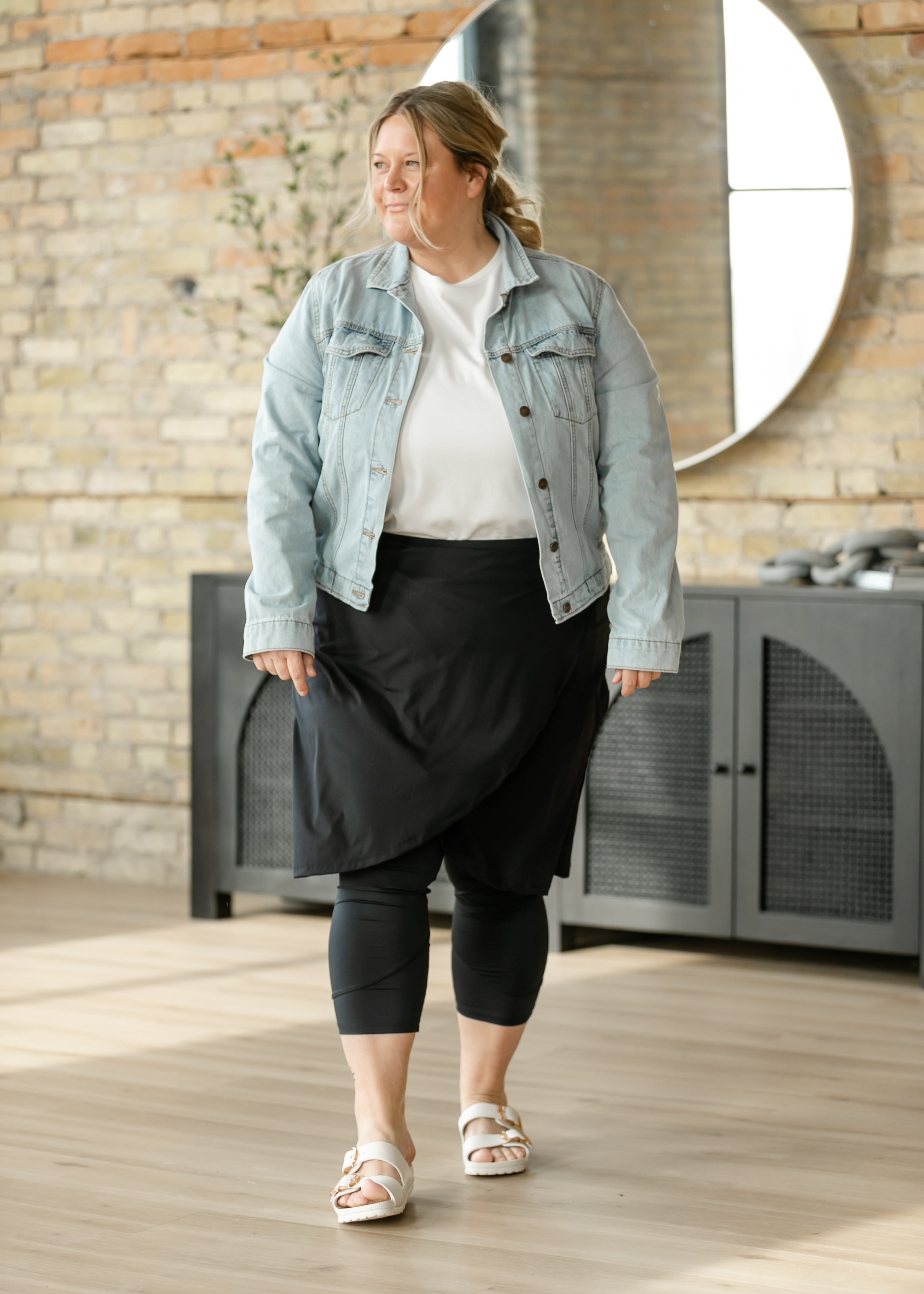 Lucille Tulip Hem Leggings Skirt - Tigbul's Variety Fashion Shop