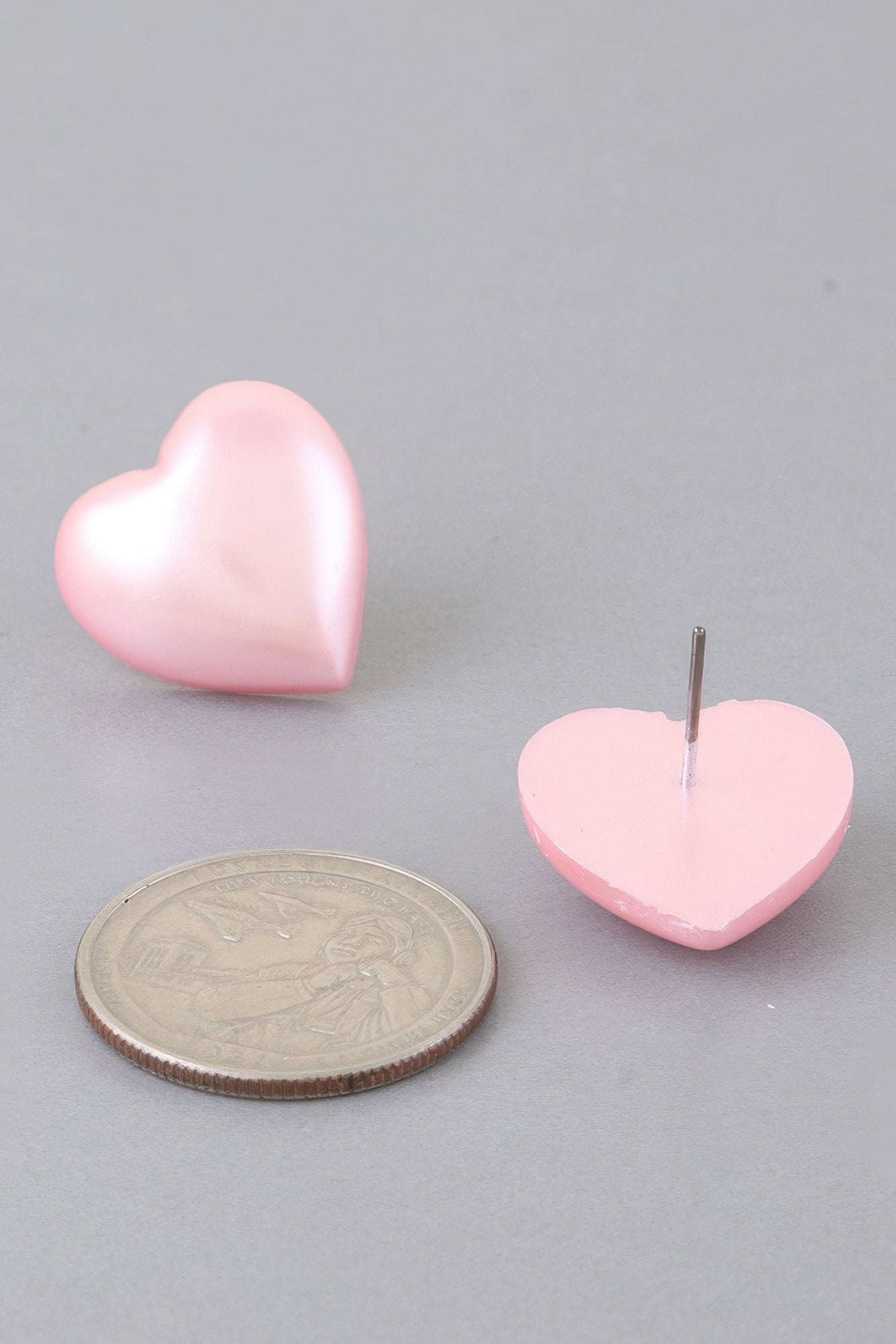 Luminous Heart Stud Earrings - Tigbul's Variety Fashion Shop