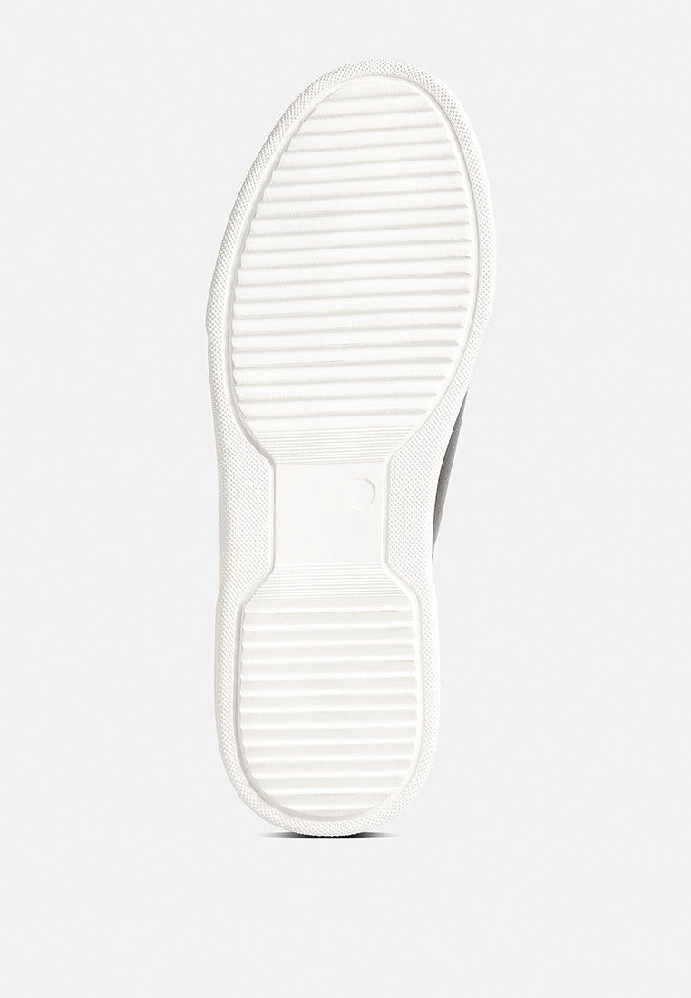 Magull Solid Lace Up Leather Sneakers - Tigbul's Variety Fashion Shop