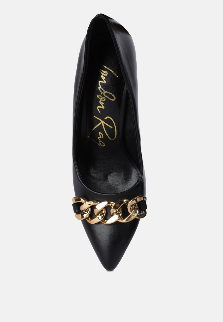 Majesty Block Heel Pumps - Tigbul's Variety Fashion Shop