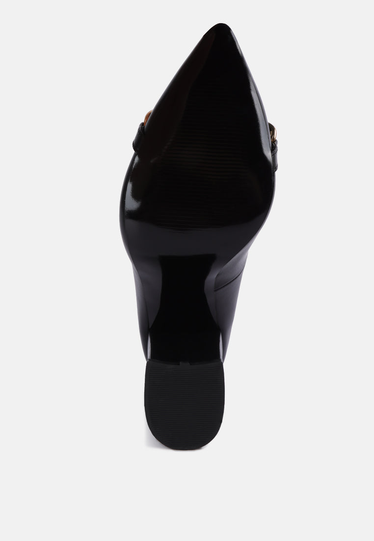 Majesty Block Heel Pumps - Tigbul's Variety Fashion Shop