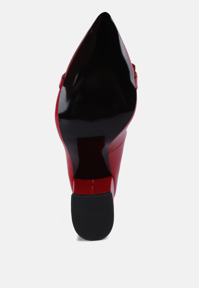 Majesty Block Heel Pumps - Tigbul's Variety Fashion Shop