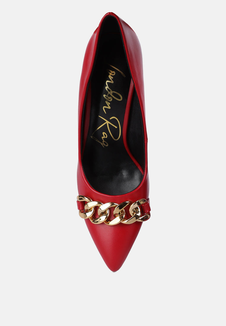 Majesty Block Heel Pumps - Tigbul's Variety Fashion Shop