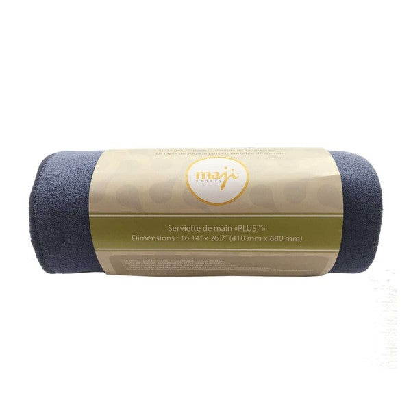 Maji Sports Premium hand towel roll, blue terry with logo label