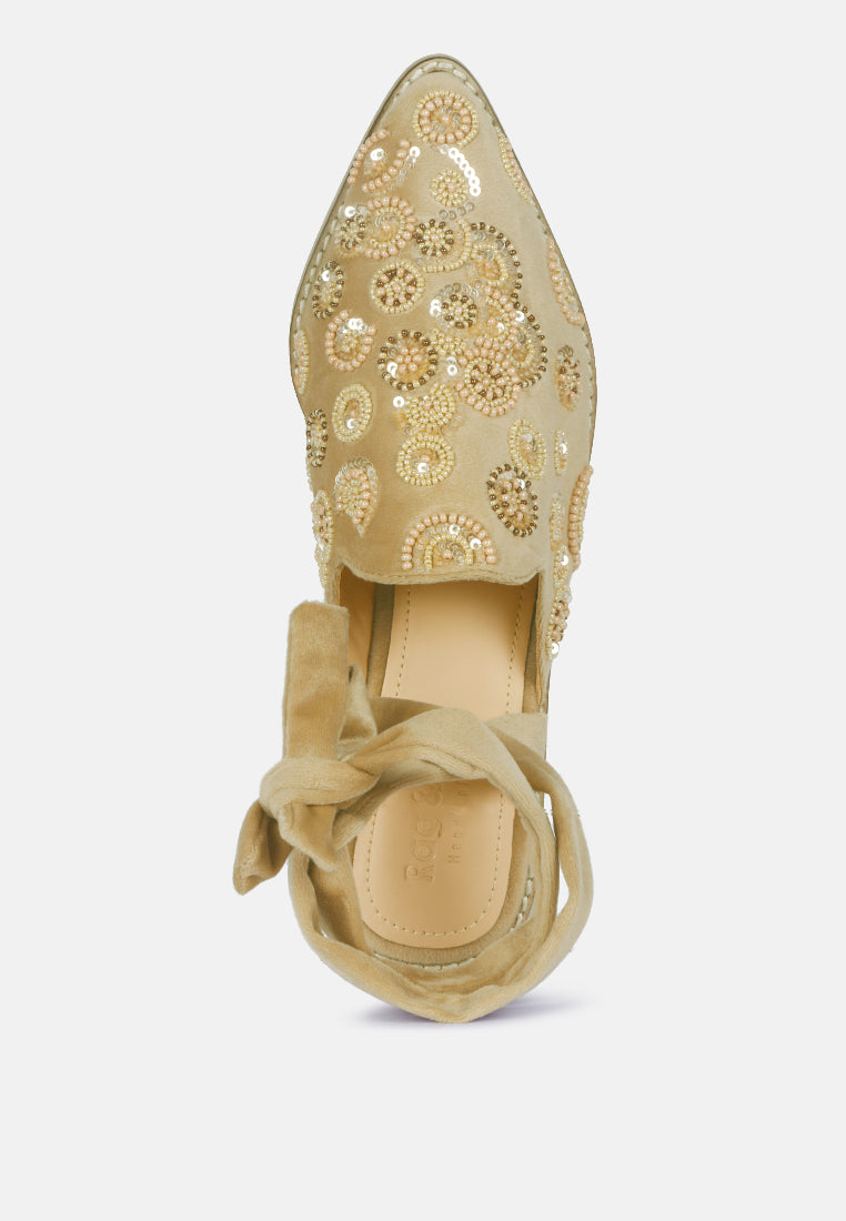 Mande Embroidered Mules - Tigbul's Variety Fashion Shop