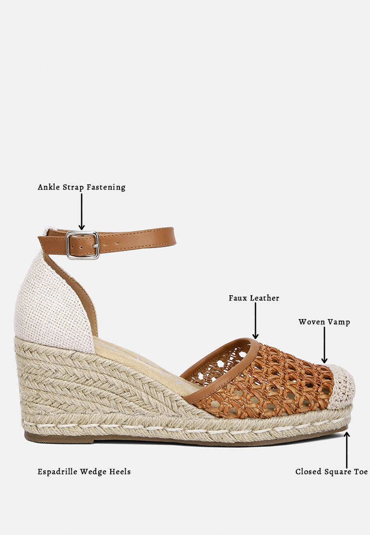 Mason Pin Buckle Wedge Heel Espradilles - Tigbul's Variety Fashion Shop