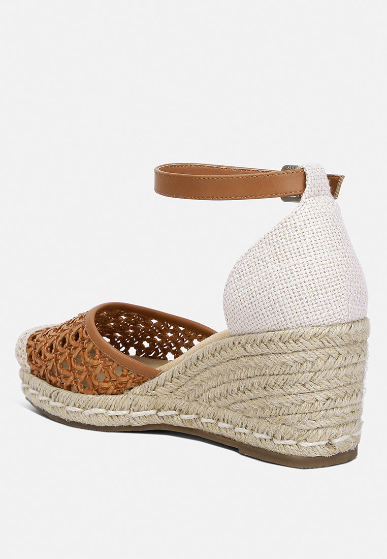 Mason Pin Buckle Wedge Heel Espradilles - Tigbul's Variety Fashion Shop