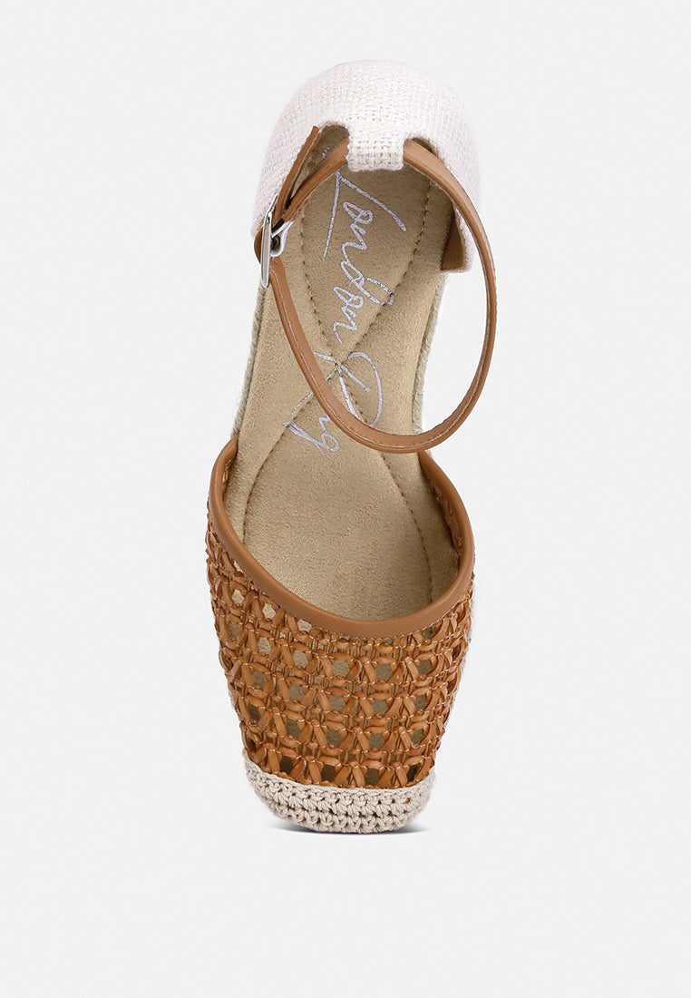 Mason Pin Buckle Wedge Heel Espradilles - Tigbul's Variety Fashion Shop