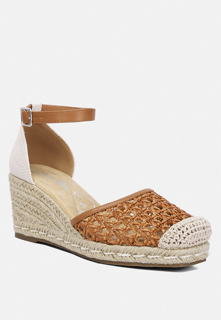 Mason Pin Buckle Wedge Heel Espradilles - Tigbul's Variety Fashion Shop