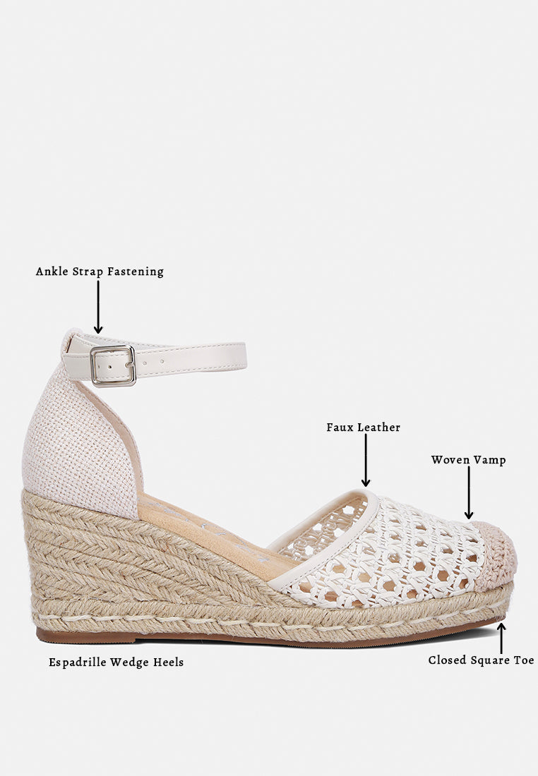 Mason Pin Buckle Wedge Heel Espradilles - Tigbul's Variety Fashion Shop