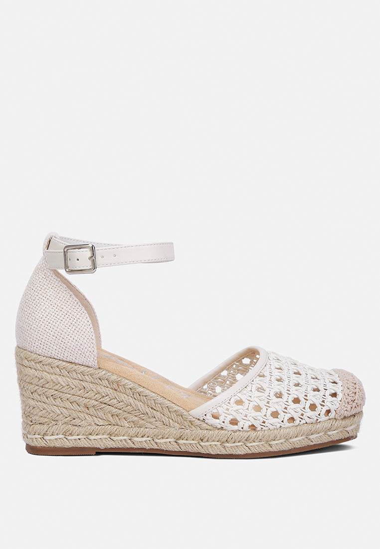 Mason Pin Buckle Wedge Heel Espradilles - Tigbul's Variety Fashion Shop