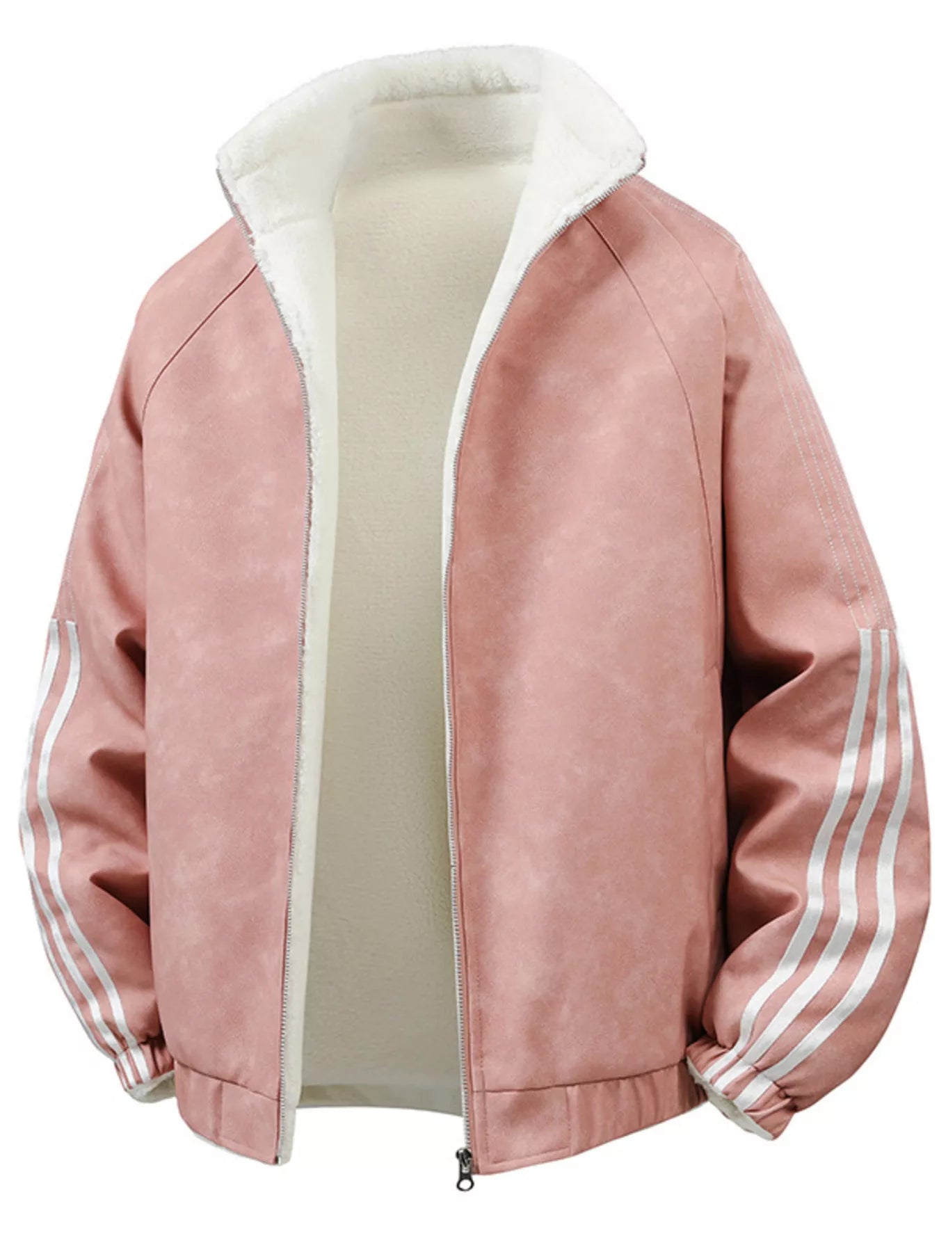 Men's Fleece Lined Zip Up Jacket - Tigbul's Variety Fashion Shop