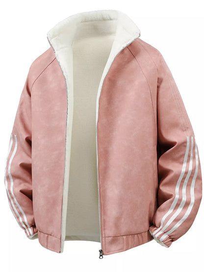 Men's Fleece Lined Zip Up Jacket - Tigbul's Variety Fashion Shop