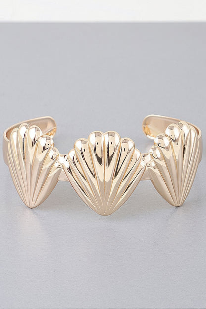 Mermaid Shell Cuff Bracelet - Tigbul's Variety Fashion Shop