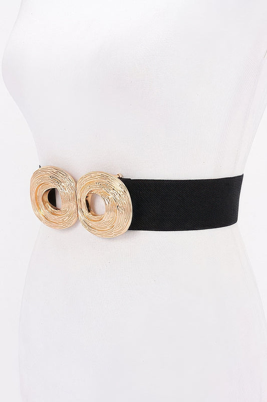 Metal Buckle Elastic Belt - Tigbul's Variety Fashion Shop