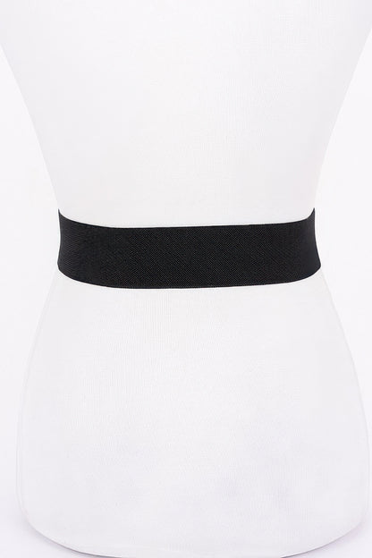 Metal Buckle Elastic Belt - Tigbul's Variety Fashion Shop