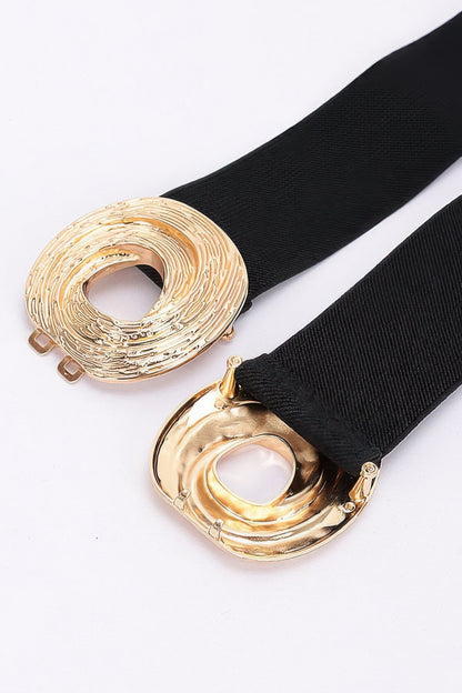 Metal Buckle Elastic Belt - Tigbul's Variety Fashion Shop