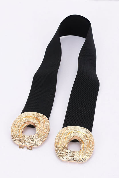 Metal Buckle Elastic Belt - Tigbul's Variety Fashion Shop