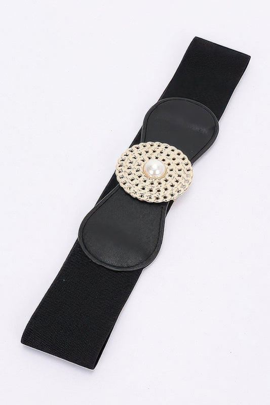 Metal Buckle Elastic Belt - Tigbul's Variety Fashion Shop