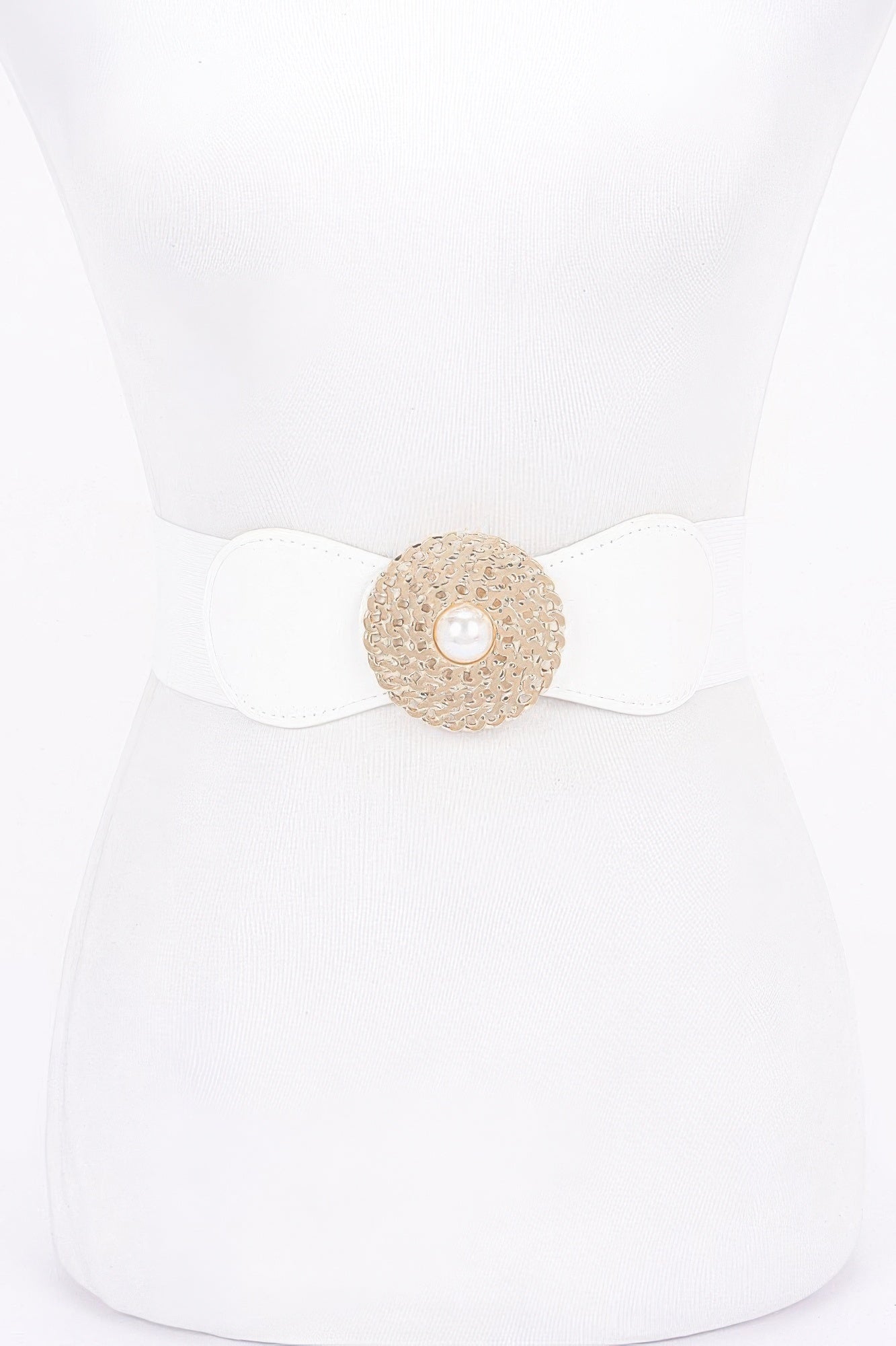 Metal Buckle Elastic Belt - Tigbul's Variety Fashion Shop