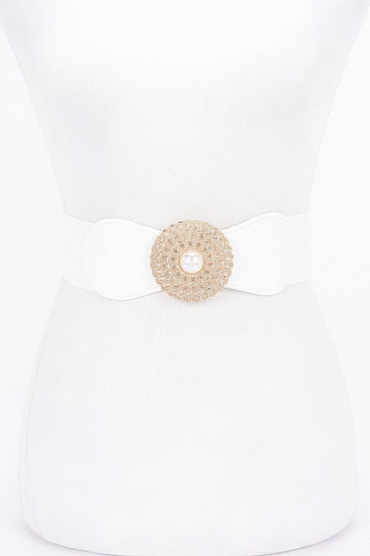 Metal Buckle Elastic Belt - Tigbul's Variety Fashion Shop