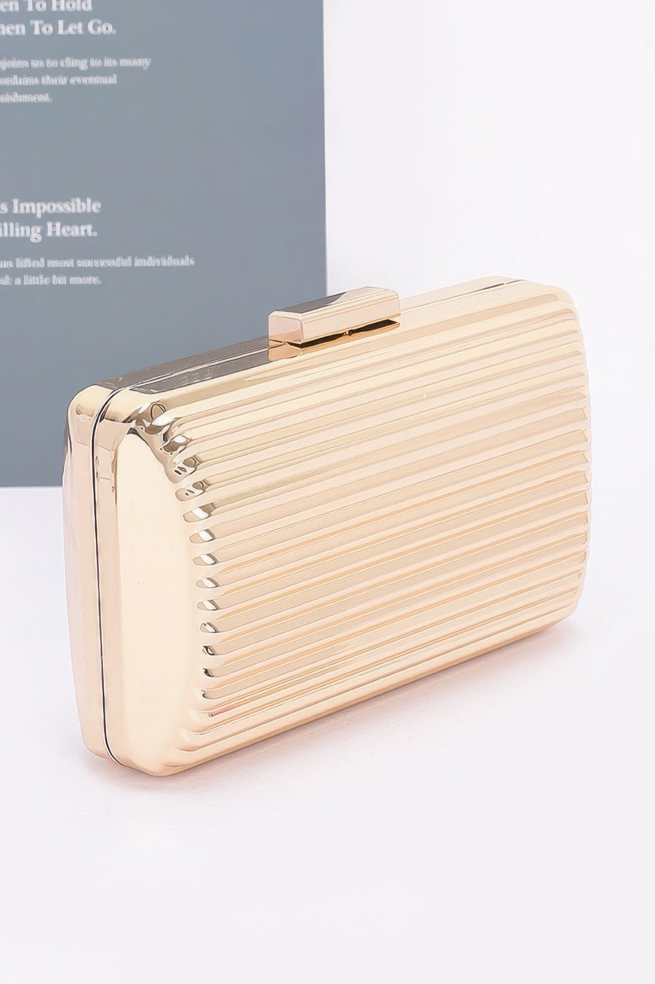Metal Case Clutch - Tigbul's Variety Fashion Shop
