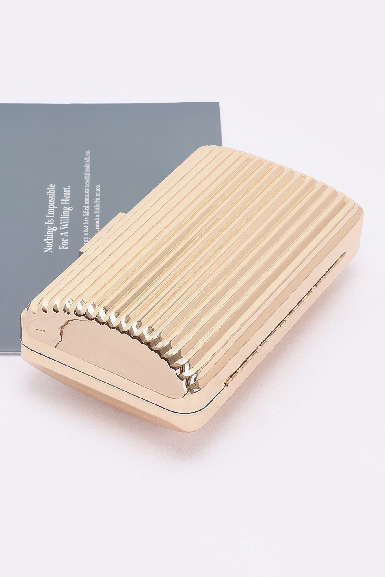 Metal Case Clutch - Tigbul's Variety Fashion Shop