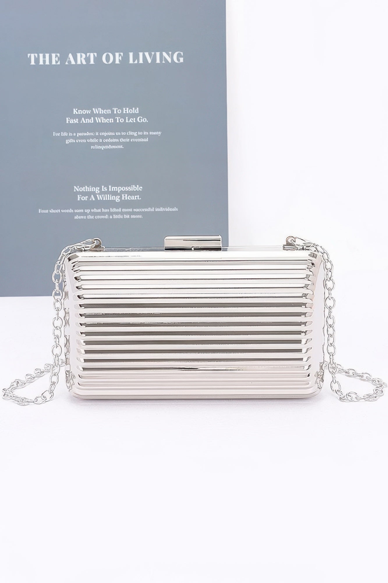 Metal Case Clutch - Tigbul's Variety Fashion Shop