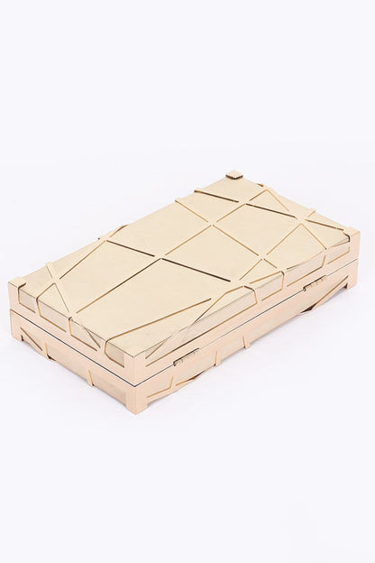 Metal Case Metallic Clutch - Tigbul's Variety Fashion Shop