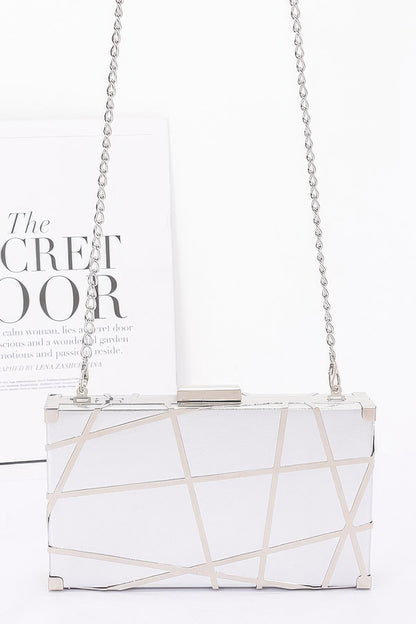 Metal Case Metallic Clutch - Tigbul's Variety Fashion Shop