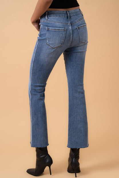 MID RISE CROP FLARE - Tigbul's Variety Fashion Shop
