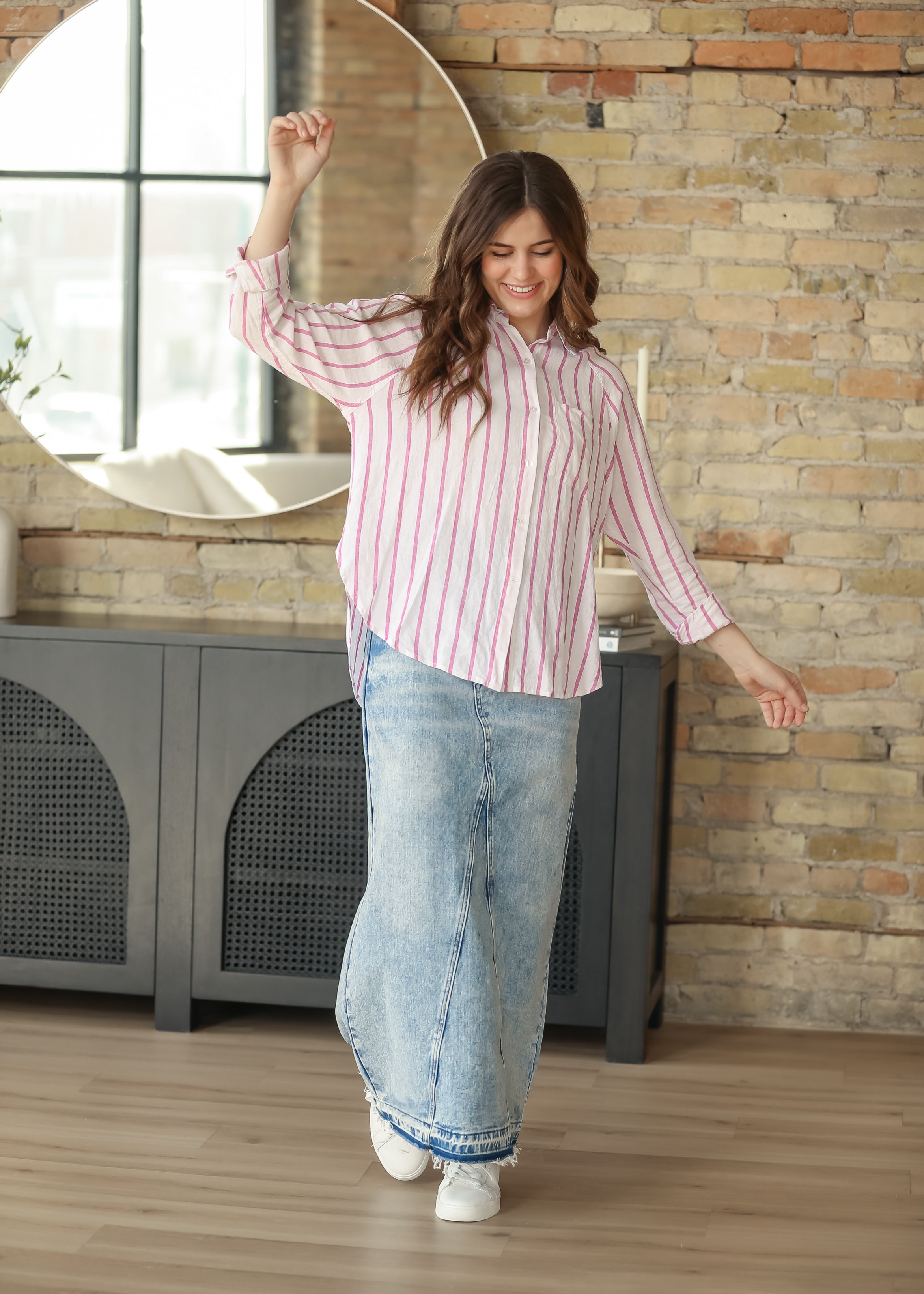 Mina Denim Maxi Skirt