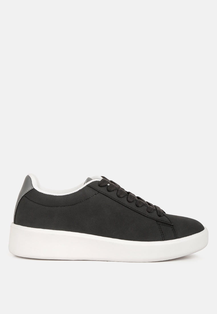 Minky Lace Up Casual Sneakers-0