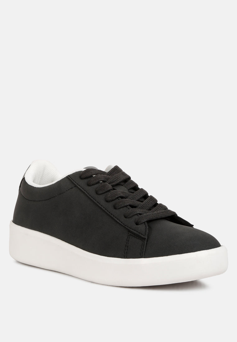 Minky Lace Up Casual Sneakers - Tigbul's Variety Fashion Shop