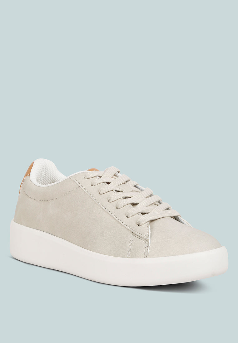 Minky Lace Up Casual Sneakers - Tigbul's Variety Fashion Shop