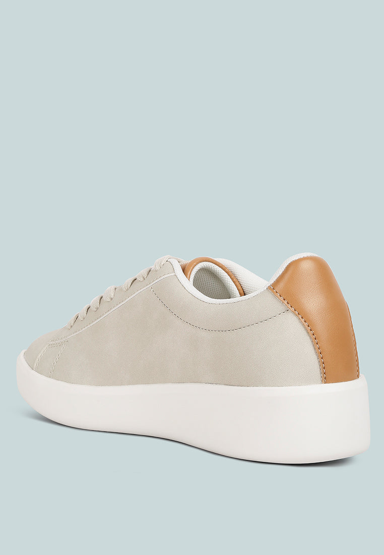 Minky Lace Up Casual Sneakers - Tigbul's Variety Fashion Shop