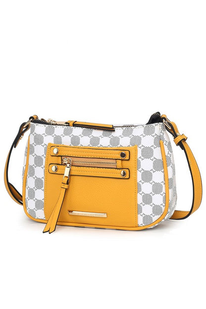 MKF Collection Essie Circular Print Crossbody Bag - Tigbul's Variety Fashion Shop