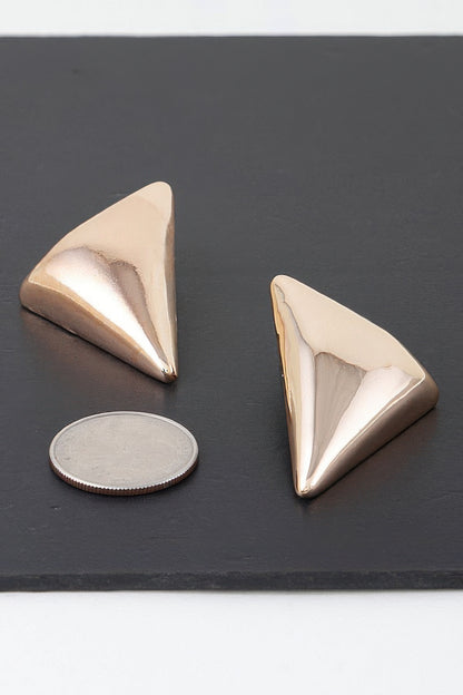 Modern Triangular Stud Earrings - Tigbul's Variety Fashion Shop