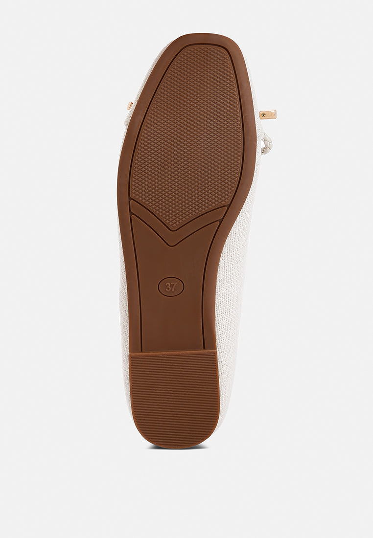 Moi Metallic Embellished Flat Ballerinas - Tigbul's Variety Fashion Shop