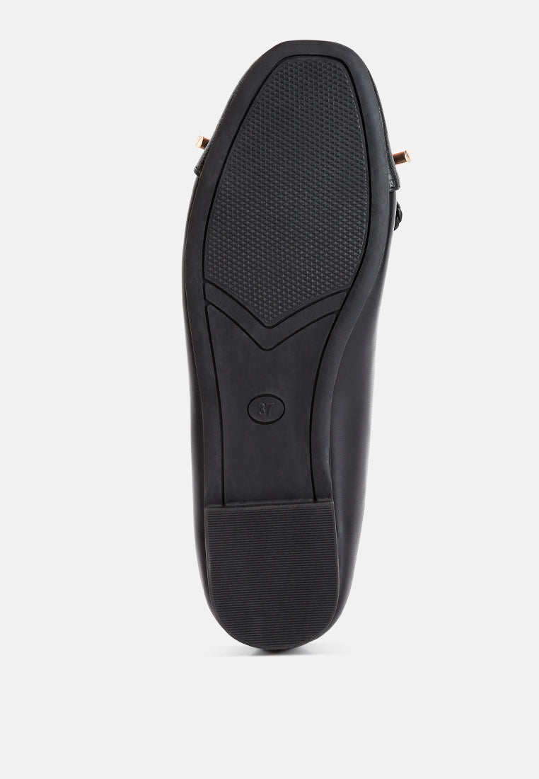 Moi Metallic Embellished Flat Ballerinas - Tigbul's Variety Fashion Shop