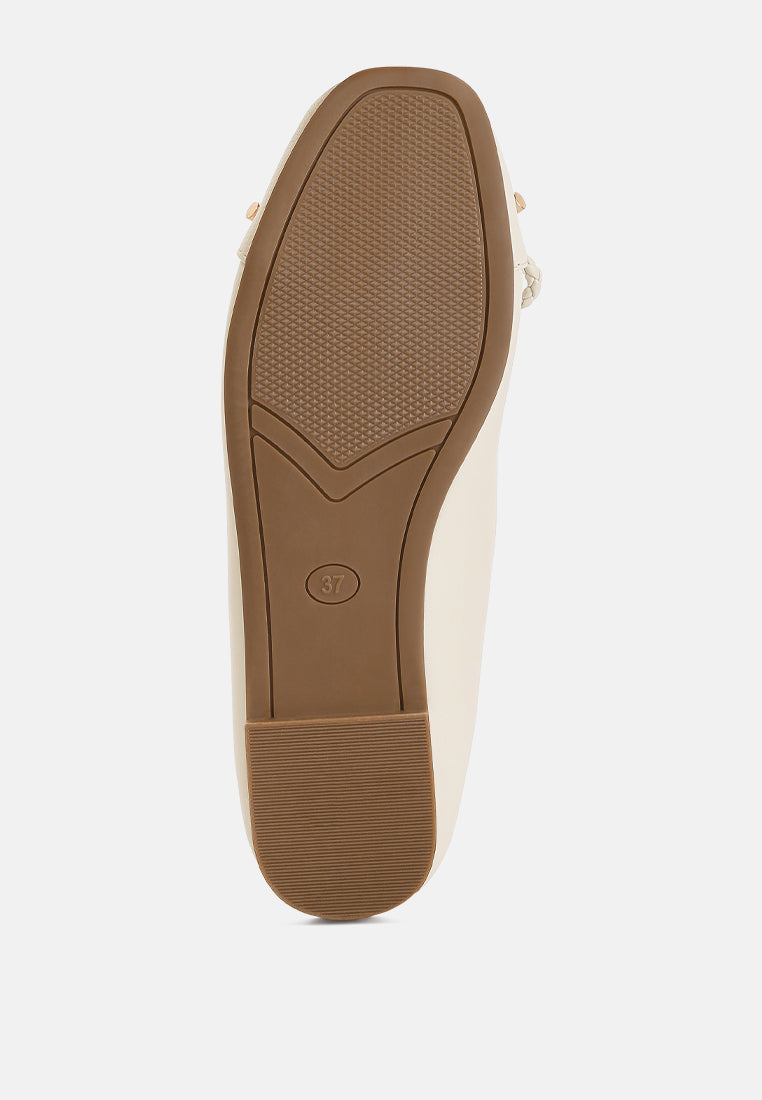 Moi Metallic Embellished Flat Ballerinas - Tigbul's Variety Fashion Shop