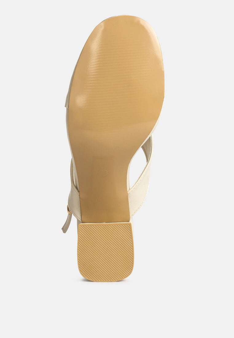 Monde Block Heel Thong Sandals - Tigbul's Variety Fashion Shop