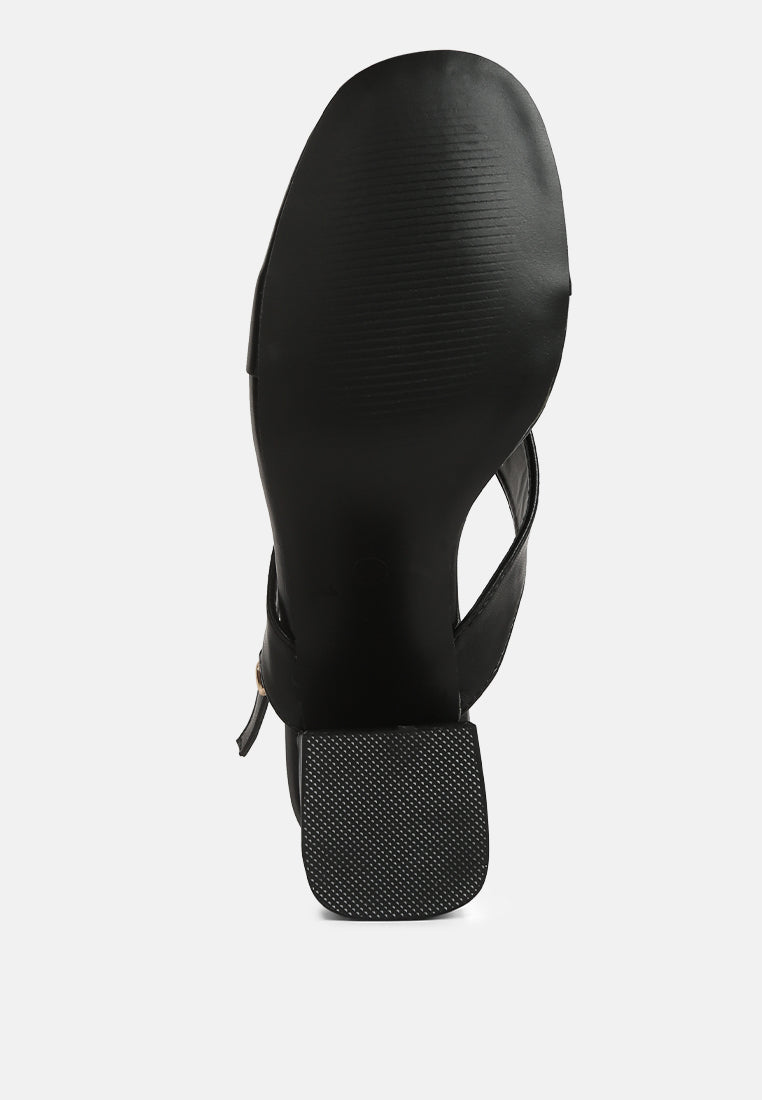 Monde Block Heel Thong Sandals - Tigbul's Variety Fashion Shop