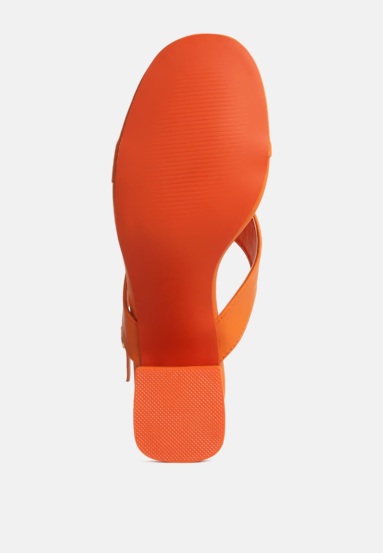 Monde Block Heel Thong Sandals - Tigbul's Variety Fashion Shop