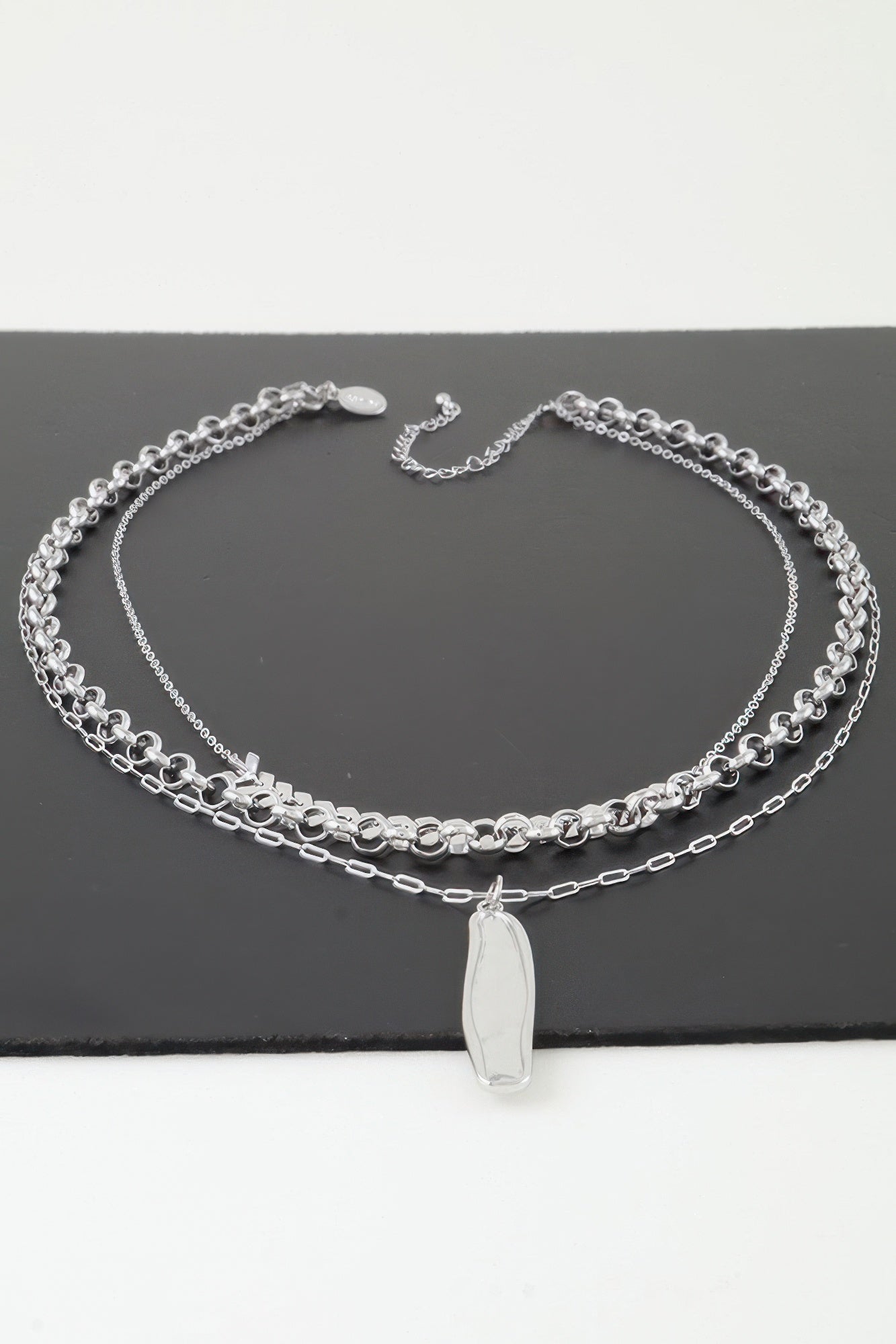 Multi Abstract Bar Chain Necklace - Tigbul's Variety Fashion Shop